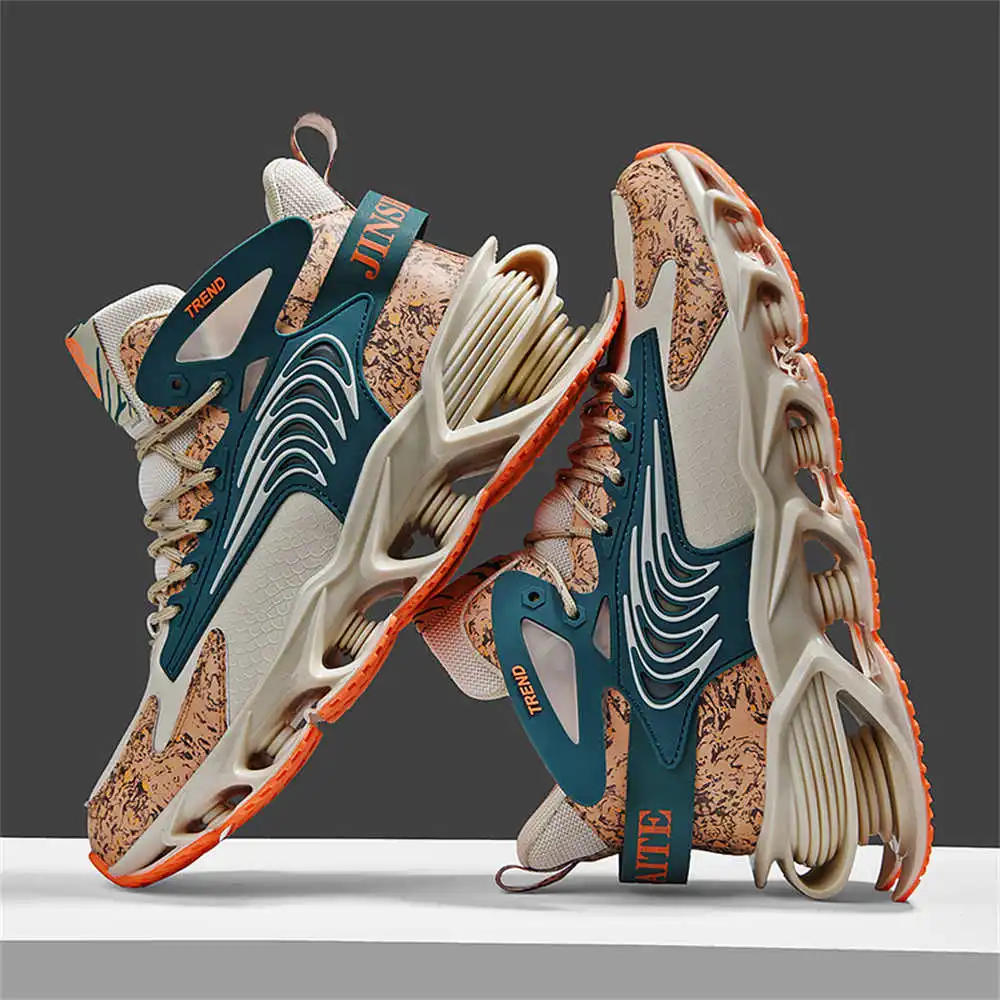Streetwear Brand Model - Rutschfeste Mid-Kind-Laufschuhe, lässige blaue Schuhe für