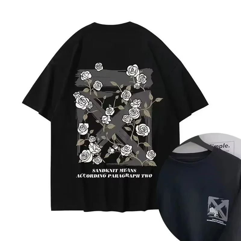 Streetwear Clothing Brand - Angesagtes Baumwoll-T-Shirt im Koreanischen Luxus-Stil mit