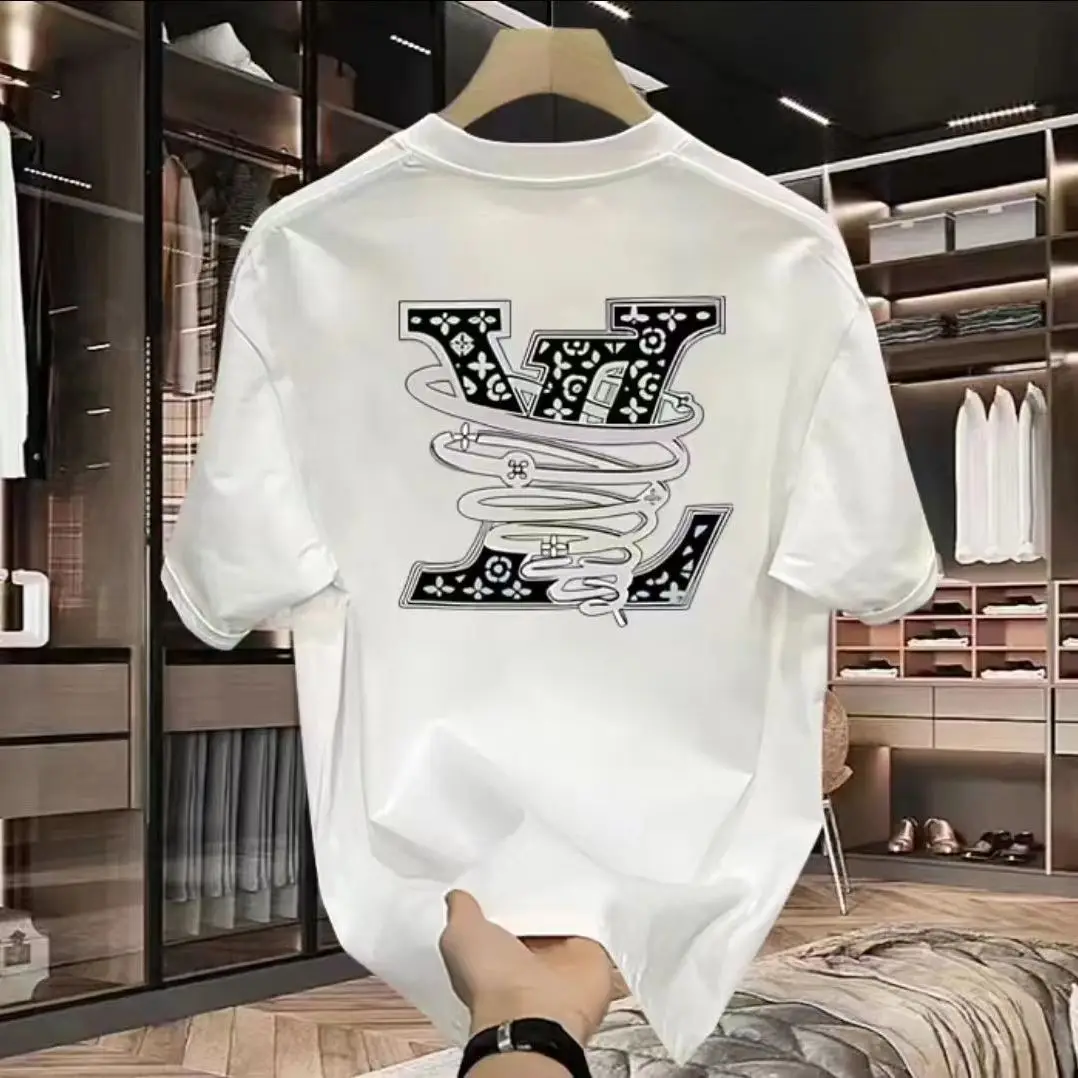 Streetwear Clothing Brand - 100% reine Baumwolle Herren Luxus-Marken Buchstaben-Print