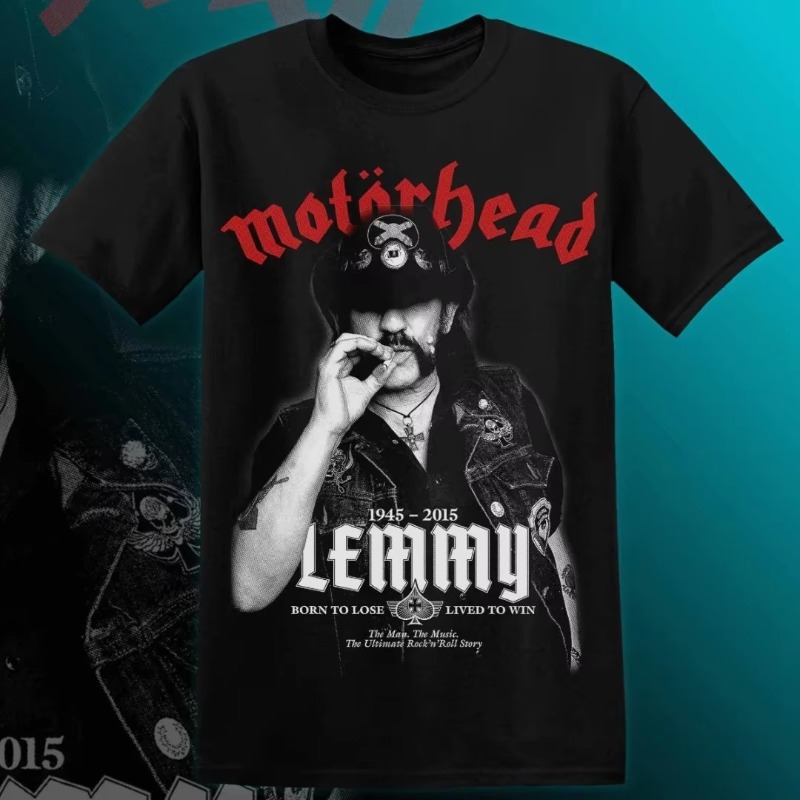 Streetwear Clothing Brand - MOTÖRHEAD LEMMY T-Shirt Herren Damen Kurzarm