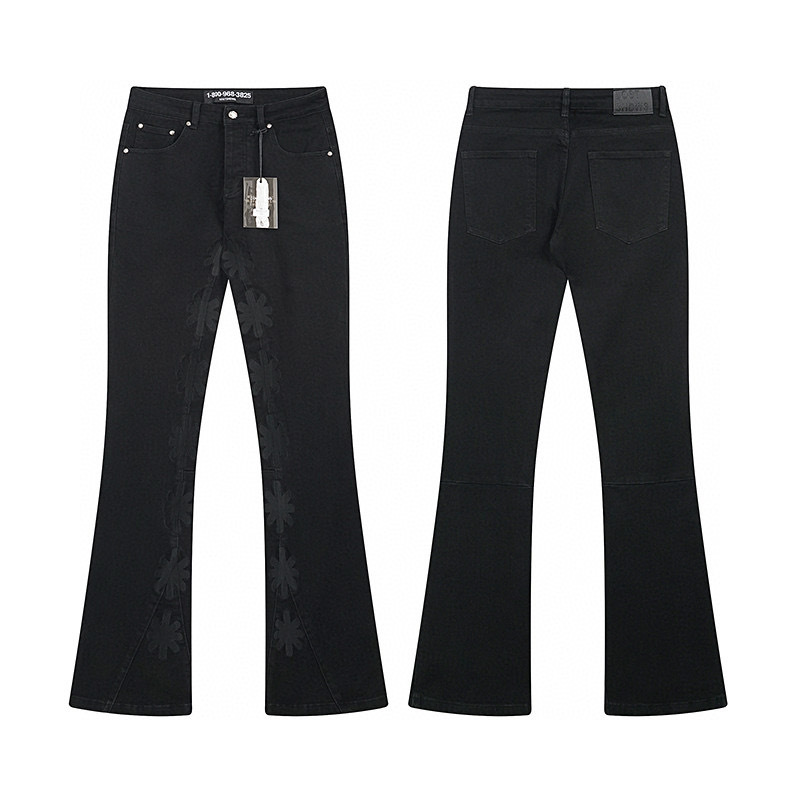 Brand Streetwear Instagram - LOSTSHDWS 2025, Slim-Fit, bestickte Jeans für