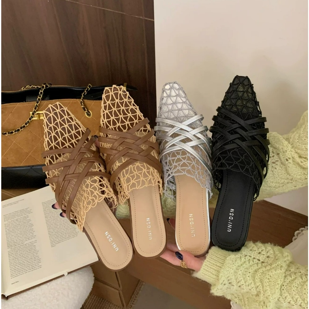 Streetwear Brand With Flowers - Marken-Damensandalen 2026 Sommer Neue Elegante Blumen-Sandalen