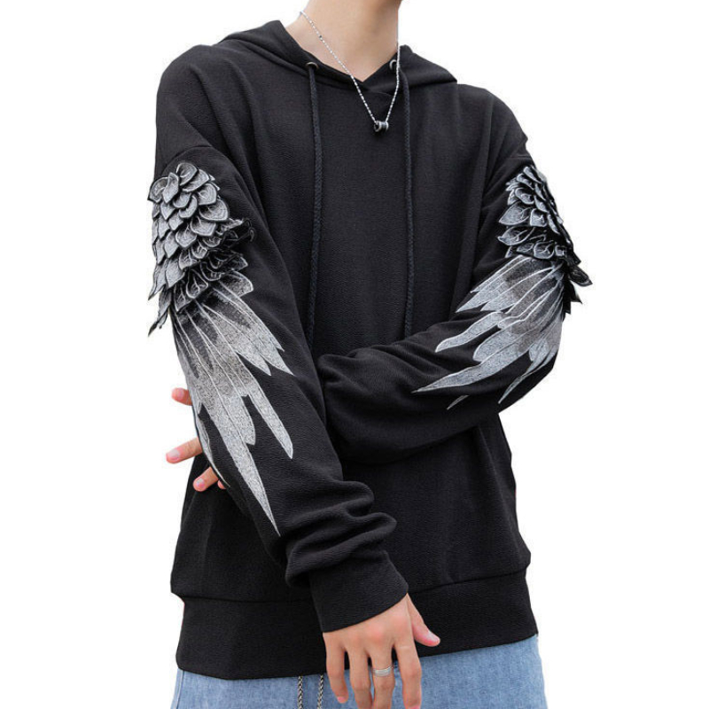 Streetwear Outdoor Brand - Sweatshirt für Männer Mit Kapuze Gestickte