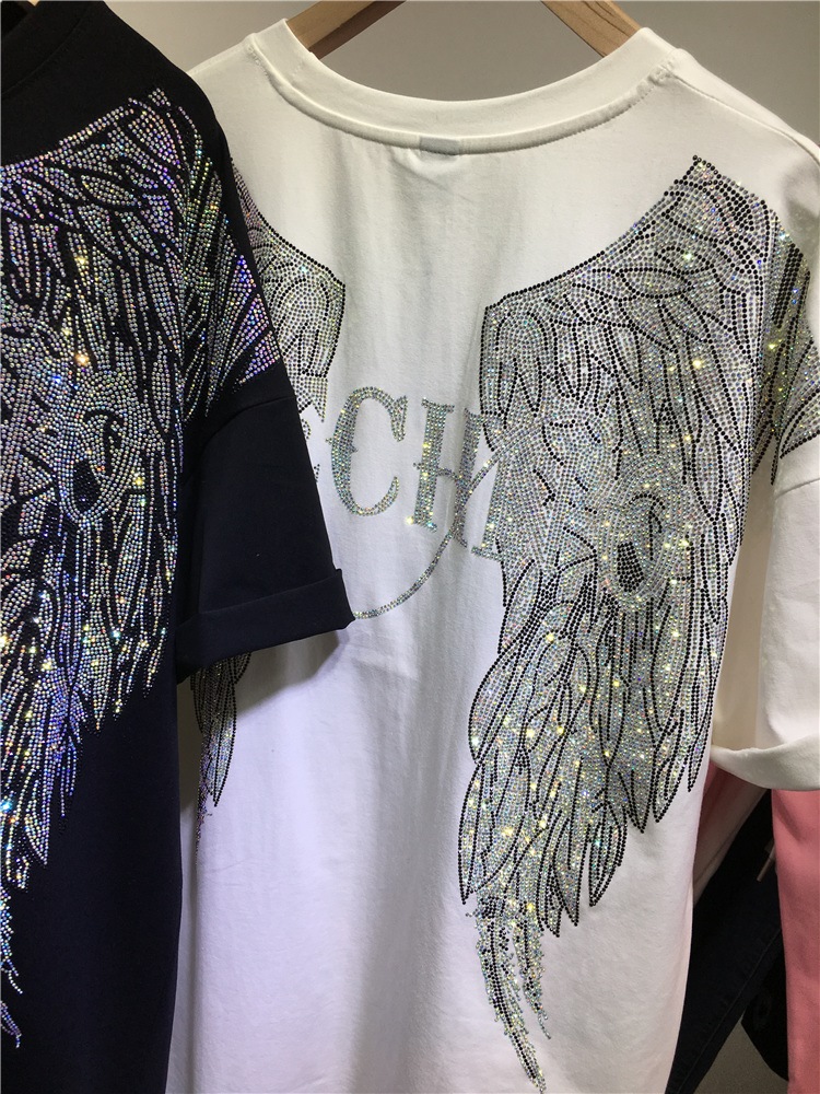 L-4XL übergroße Strass Engels  – Streetwear Clothing Brand Bewertung und Preis