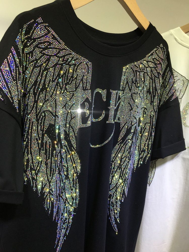 L-4XL übergroße Strass Engels  – Streetwear Clothing Brand Bewertung und Preis