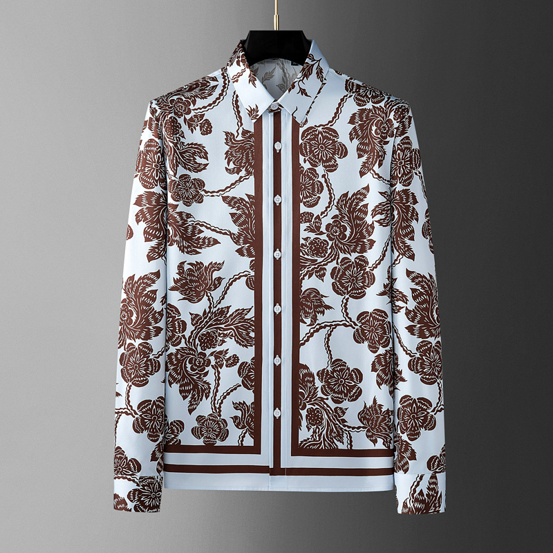Marken-Herrenhemd mit Blumenmu – Streetwear Brand With Flowers Bewertung und Preis