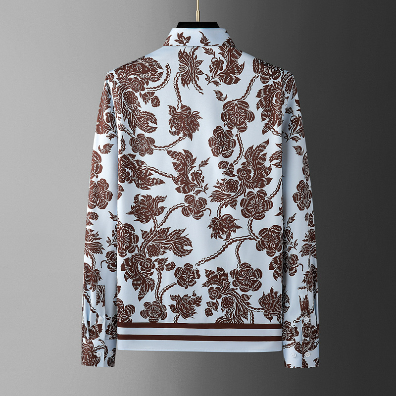 Marken-Herrenhemd mit Blumenmu – Streetwear Brand With Flowers Bewertung und Preis
