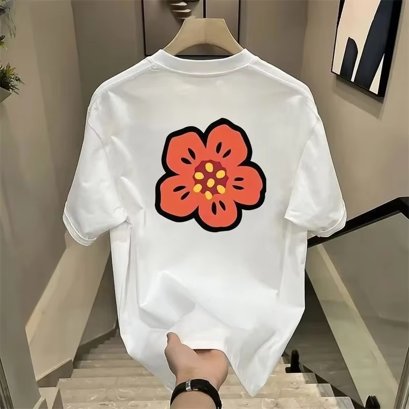 2026 Cartoon-Blumen T-Shirt fü – Streetwear Brand With Flowers Bewertung und Preis