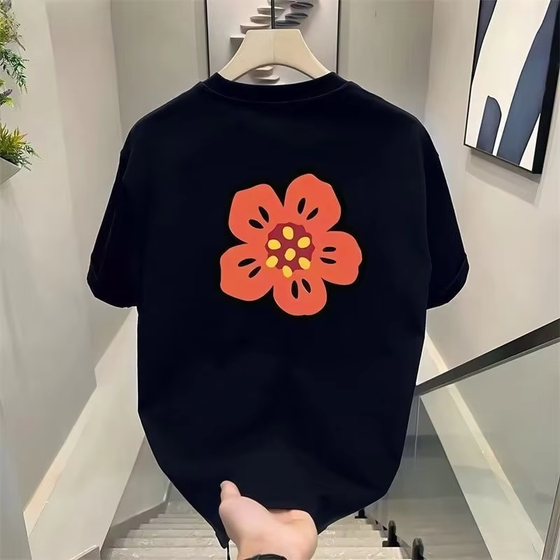 2026 Cartoon-Blumen T-Shirt fü – Streetwear Brand With Flowers Bewertung und Preis
