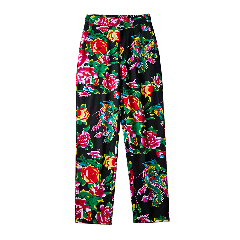 Männer chinesischen Stil belie – Streetwear Brand With Flowers Bewertung und Preis