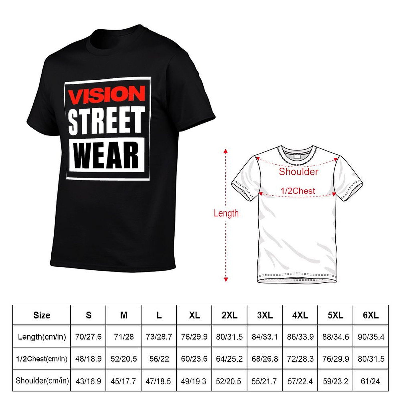 Vision Street Wear T-Shirt T-S – Vision Streetwear Brand Bewertung und Preis